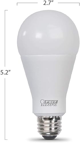 Miniatura 4 de Feit Electric Bombilla LED A21, equivalente a 200 W, no regulable, 3050 lúmenes, base estándar E26, luz diurna de 5000 K, bombilla LED de alto
