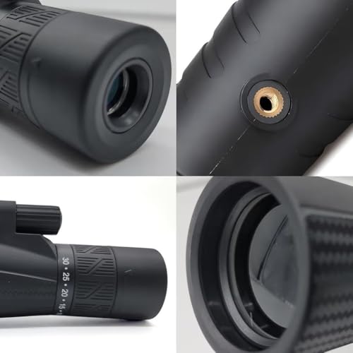 Image of 1Set, High Magnification 10-30x50 Monocular Telescope | Long Distance Zoom, Waterproof | Includes Tripod & Mobile Stand | Ideal for Birdwatching, Hunting, and Camping.
