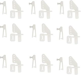 20 PCS Nylon Control Horns 4 Holes 21x11 mm with Screw for RC Airplane Electric Plane Parts Remote Control Foam Model Aircraft