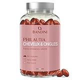 Bandini® Cheveux et Ongles 90 Capsules pour 3 mois | Complément avec oméga-3, vitamines, minéraux et acides aminés | Croissance et Volume Hair & Nails | Soutien fortifiant pour cheveux et ongles forts