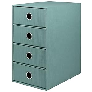 Rössler SOHO 4er Schubladenbox Grün Opal