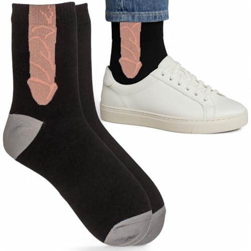 MIJOMA Fun-Socken mit Penis-Motiv – Lustige...