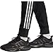 adidas Men's Essentials French Terry Cuffed 3-Stripes Pants, Black/White, Large