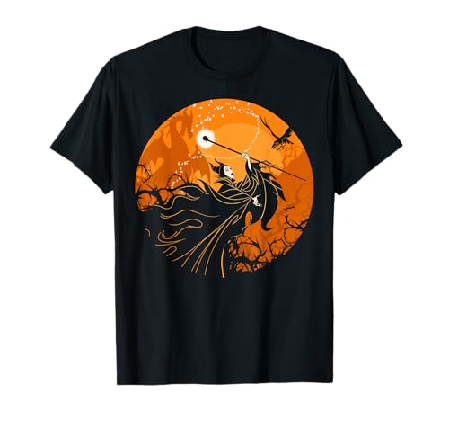T-shirt Halloween Maleficent Silhouette Disney Villains vêtement coton anti-déformation