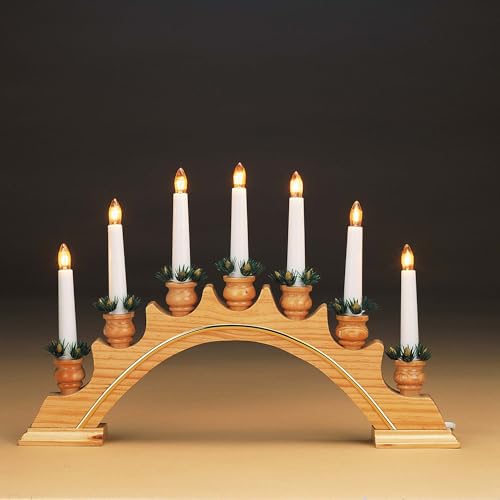 hellum Schwibbogen Weihnachten, Lichterbogen Weihnachten mit Kabel...