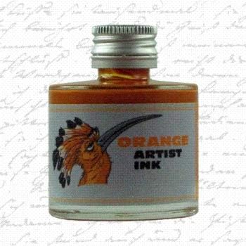 Artist Orange Handmade Fountain Pen Ink 50 ml