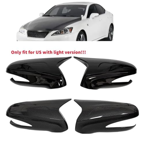 Couvercle rétroviseur carbone Lexus IS350 ES350 rénovation coque rayée US - 2