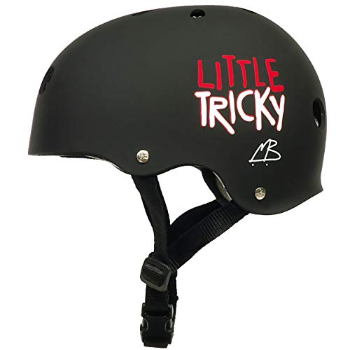 Triple 8 Little Tricky Junior V2 - Casco (juvenil, color negro)