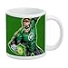 Green Lantern Character Ceramic Coffee Mug, Novelty Gift Mugs for Coffee, Tea and Hot Drinks, 11oz, White
