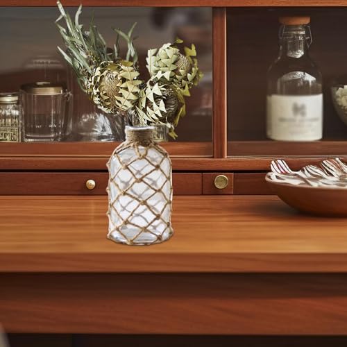Vase en verre cylindrique transparent déco table centre mariage - 3