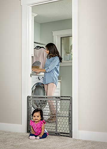 Regalo Easy Fit Plastic Adjustable Extra Wide Baby Gate, 1 Count (Pack of 1)