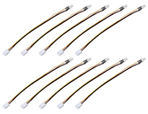 Cable extension ventilateur PC lot de 10 rallonges 20 cm male femelle anti surchauffe