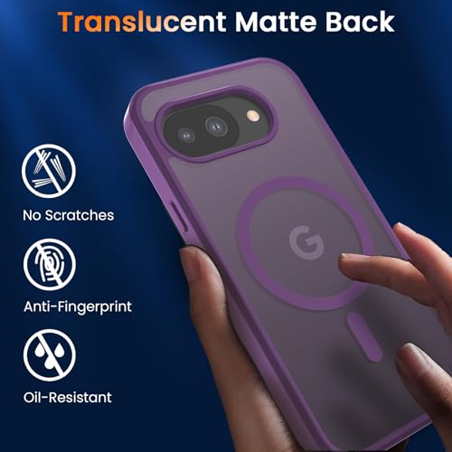 Image of WRJ Magnetic Case for Google Pixel 10a 6.3-Inch, Dark Purple
