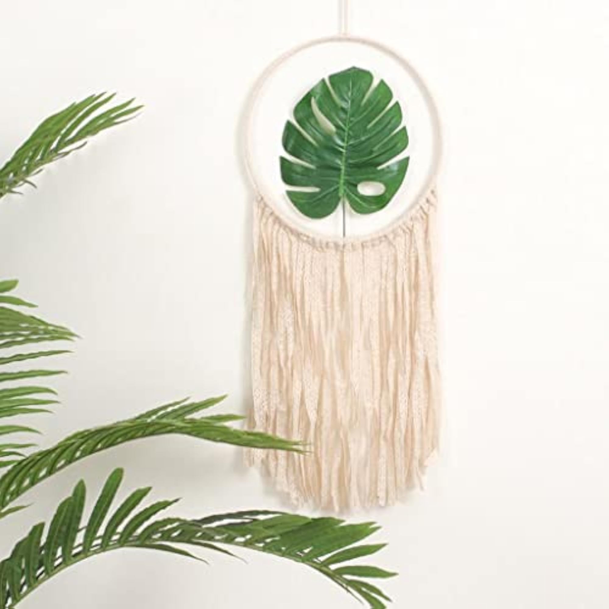Macrame Dream Catcher Wall Hanging, Bohemian Decor