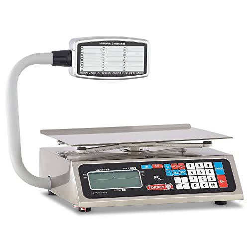Báscula electrónica TORREY PC40LT HS 40 lb 8 teclas acceso miniatura 4