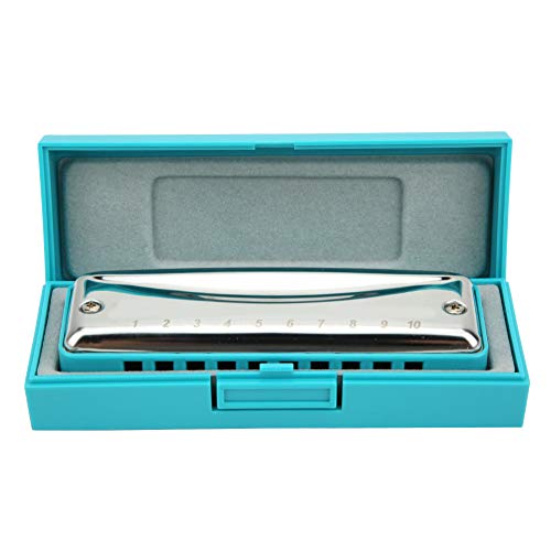Harmonica de la bouche avec 10 trous pour les débutants, les étudiants, les enfants, les amateurs d’harmonica (bleu) - Les Beatles, Paul McCartney, John Lennon, RIngo Starr, George Harrison Harmonica de la bouche avec 10 trous pour les débutants, les étudiants, les enfants, les amateurs d'harmonica (bleu) – Image 3