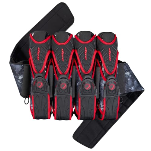 Dye Assault Pack Pro Harness (Black/Red, 4+5)