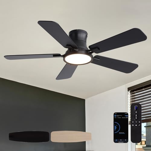 Fanbliss 44 Inch Flush Mount Ceiling Fan