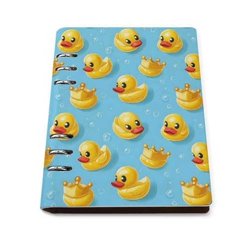 Carnet ligné pour l'école et le bureau avec couverture rigide en cuir et motif couronne