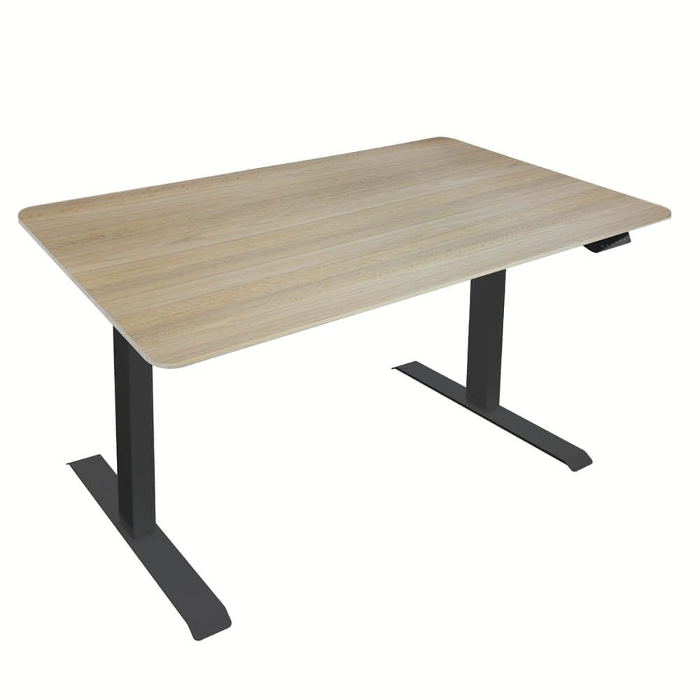 Home Deluxe - Schreibtischplatte Agora - Größe: 120 x 60 cm, Farbe: Eiche, universell einsetzbar, durchgehende Platte I Tischplatte Schreibtisch