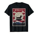 Long Haired Dachshund Japanese Design Kawaii Dog Mom Dad T-Shirt