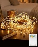 AdalyRoma Cadena de luces perladas con temporizador, 5m, 50 LED