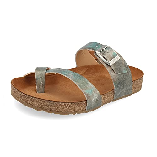 Image of HAFLINGER unisex-adult Summer Genuine Leather Comfort Anatomic Footbeds Straps Juno Sandals