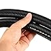 X AUTOHAUX Silicone Vacuum Tubing Hose Line Automotive Vacuum Hose Engine Air Intake Vacuum Hose Pipe Black ID 19mm 3.28ft Length