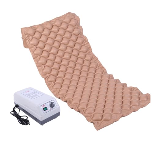 Genérico Colchón De Presión Alterna con Bomba, para La Prevención De Escaras Y El Alivio De úlceras por Presión, Tejido De PVC Impermeable, Compatible con Atención Domiciliaria