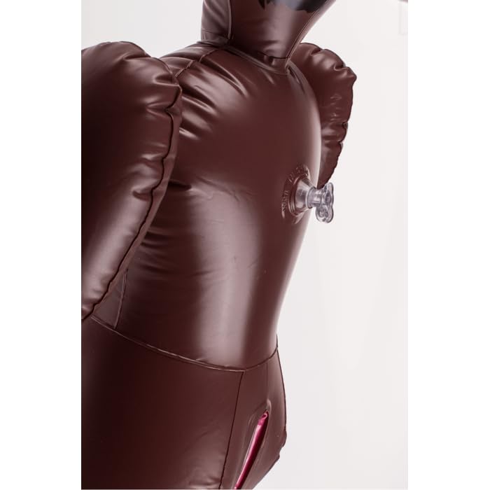 Bambola gonfiabile mini per feste, addio al celibato, 66 cm, 3 motivi assortiti, rosa, con confezione regalo
