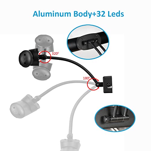 Image of Wireless LED Picture Light with Remote, Rechargeable Battery Painting Light, Dartboard Light Metal Art Lights, 300LM Brightness Adjustable Highlight Display Lamp for Frame Portrait