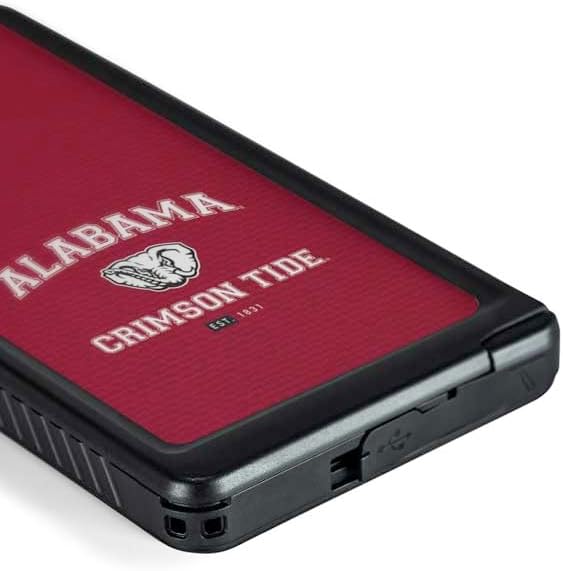 Skinit Waterproof Phone Case Compatible with Galaxy S24 Ultra - Officially Licensed University of Alabama Crimson Tide Basketball Design