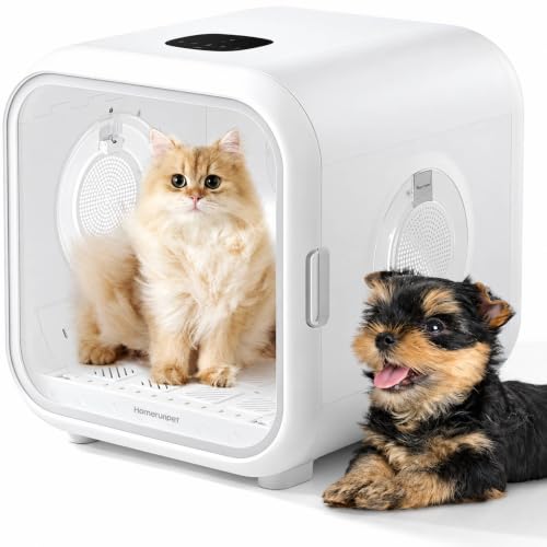 Image of HomeRunPet Automatic Cat Dryer, 40dB Ultra Quiet Pet Dryer Box (Drybo Plus)