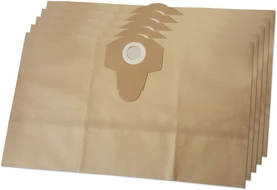 Parkside Lidl Wet & Dry Vacuum Paper Dust Hoover Bags 25 L Pack of 5