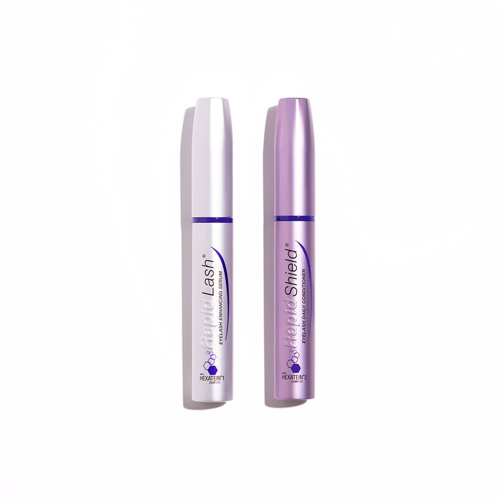 RapidLash Bundle - 1 x RapidShield Eyelash Daily Conditioner, 4 ml & 1 x RapidLash Eyelash Enhancing Serum, 3 ml (Pack of 1) - Image 2