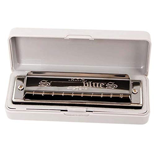 KIRANDIE Harmonica diatonique 10 Trous 20 Tones bluesharp Bouche Organes clés C ABS Peigne Instruments de Musique for… - Les Beatles, Paul McCartney, John Lennon, RIngo Starr, George Harrison KIRANDIE Harmonica diatonique 10 Trous 20 Tones bluesharp Bouche Organes clés C ABS Peigne Instruments de Musique for… – Image 3