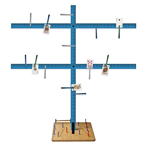 Yardstick Tree Stand with Wooden Peg Board