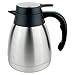 Pioneer Caraffa per caffè sottovuoto, acciaio inossidabile, finitura satinata, coperchio piatto in acciaio inossidabile, 1 litro immagine