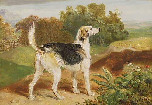 Art Poster Ravager One of the Lambton Hounds Peinture Animaux Toile 60x90
