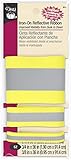 Dritz 654 Iron-On Reflective Ribbon Combo, Yellow