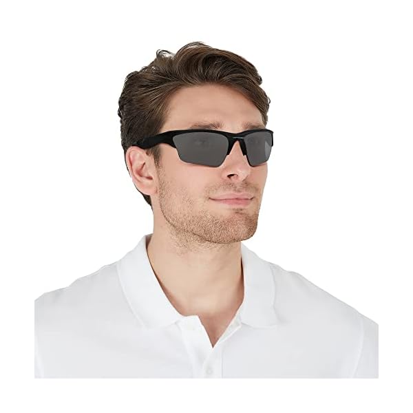 Oakley Half Jacket 2.0 XL Sunglasses, Polished Black, Black Iridium Polarized - Image 8