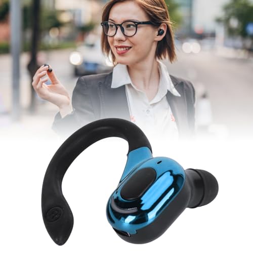 Bluetooth Earpiece Bluetooth 5.2 IPX4 Earphone Negro y Azul miniatura 6