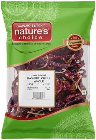 Natures Choice Kashmiri Chilli Whole, 100 gm