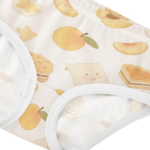 Girls' Underwear Peach Coffee Toddle Brief Panties 2-8 Years 203007444