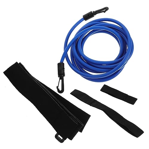 POPETPOP Swim Resistance Rope Swimming Training Kit Swim Tether Adult Swimming Accessories Pool Exercise Equipment