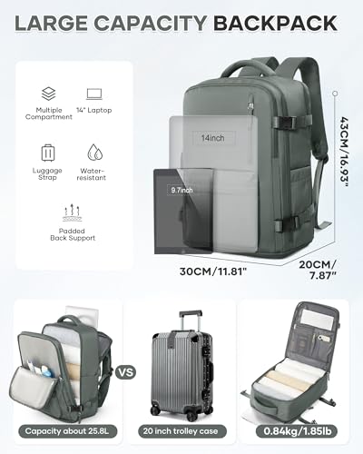 Large Waterproof Travel Backpack