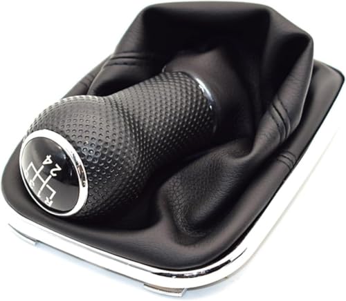 Car Gear Shift Knob for VW for Golf 4 IV MK4 for GTI R32 for Bora MT 23mm 5/6 Speed Car Gear Shift Knob Lever Shifter Gaitor Boot Gear Shifter Knobs(5 Speed E)