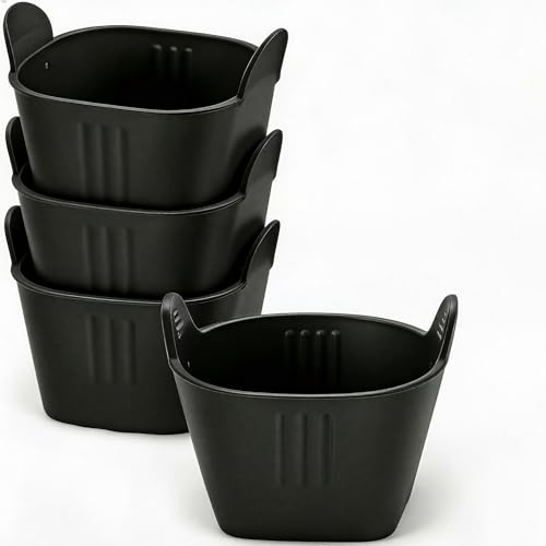 4 Pcs Air Fryer Egg Poacher Ramekins for Air Fryer Microwave Egg Poacher Food Grade Poached Egg Moulds Ramekins Baking Cups for Souffle Dishes Muffin Cupcakes Custard and Pudding (4 Pcs)