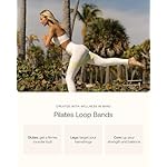 BetterMe Pilates Loop Bands – Resistance Bands Set for Women – Elastic Workout Bands for Glutes, Legs & Core – Home Fitness & Exercise Bands - Image 4