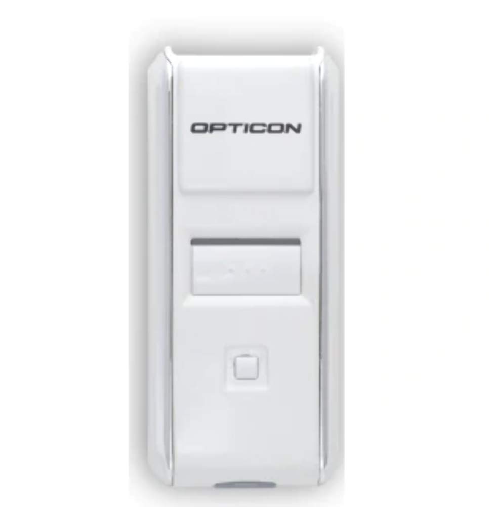 Opticon Sensor 13169 Companion Bluetooth Scanner, 2D CMOS, 32 Bit Cisc CPU, Flash 1 MB USB Lithium-ion OPN3002i White BT 1 MB Ext. FL Up to 20 Codes